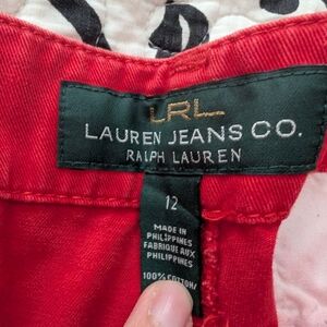 Ralph Lauren Vibrant Red Women's Jeans